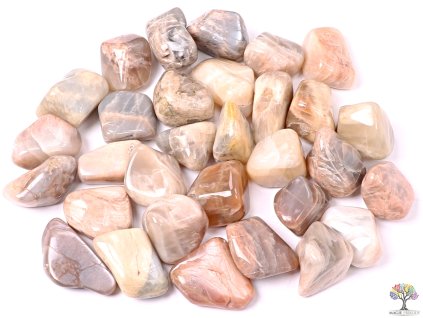 Tromlované kamínky Měsíční kámen XXL - kameny o velikosti 35 - 50 mm - 1kg - Brazílie + sleva 5% po registraci na většinu zboží + dárek k objednávce