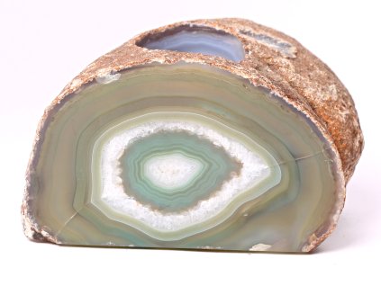 Svícen na svíčku - Achát přírodní - 1.020 kg - #266 + sleva 5% po registraci na většinu zboží + dárek k objednávce