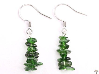 Diopside stone earrings #71