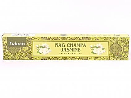 Vonné tyčinky Tulasi Premium Nag Champa Jasmine - 12 ks - #66