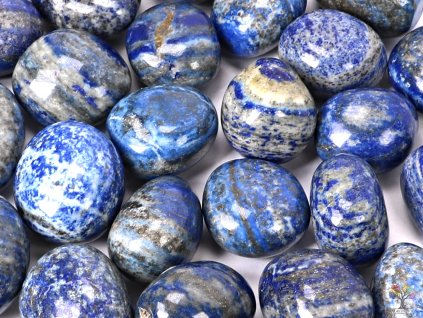 Tromlovaný kámen Lapis Lazuli XL valouny 30 - 45 mm - Brazílie #153