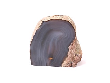 Svícen na svíčku - Achát přírodní - 1.230 kg - #356 + sleva 5% po registraci na většinu zboží + dárek k objednávce