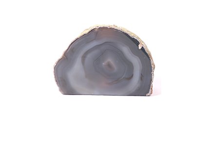 Svícen na svíčku - Achát přírodní - 0.930 kg - #363 + sleva 5% po registraci na většinu zboží + dárek k objednávce