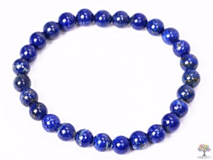 Náramek Lapis Lazuli - 7 mm kuličky #232 - z přírodních kamenů