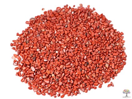 Tromlované kamínky Jaspis červený XXS o velikosti 4 - 8 mm - 500g - Brazílie