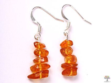 Amber earrings #18