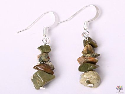 Rhyolite earrings #32