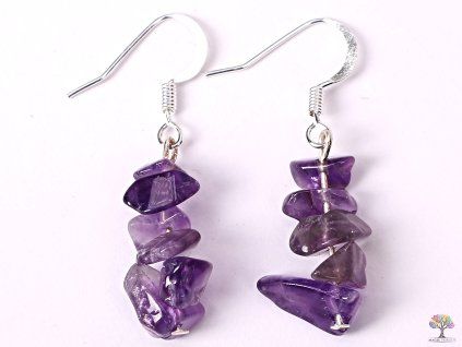 Amethyst earrings #38
