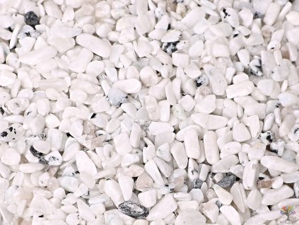 Tromlované kamínky Měsíční kámen bílý XS o velikosti 6 - 15 mm - 1kg - Brazílie + až 10% sleva po registraci