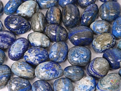 Tromlovaný kámen Lapis Lazuli L valouny  25 - 30 mm - Brazílie #152