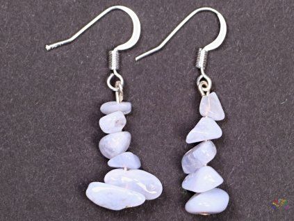 Chalcedony earrings #51