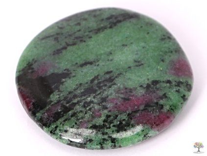Zoisite with Ruby 45 - 50 mm flat stone #25