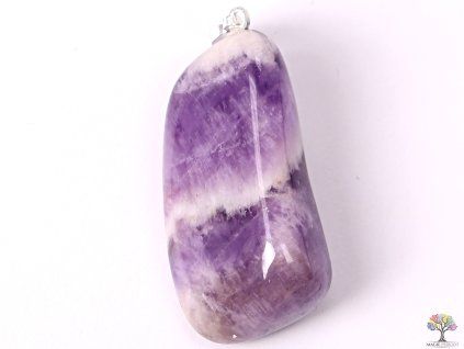 Amethyst stone pendant size M #29