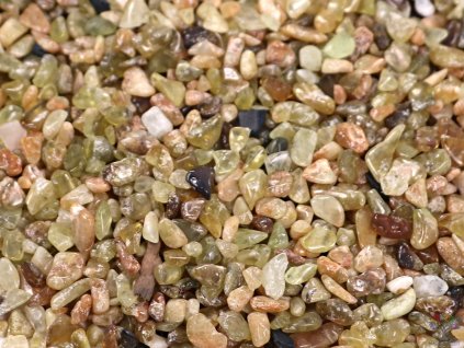 Tromlovaný Granát zelený XXXS 2 - 6 mm #720 Afrika