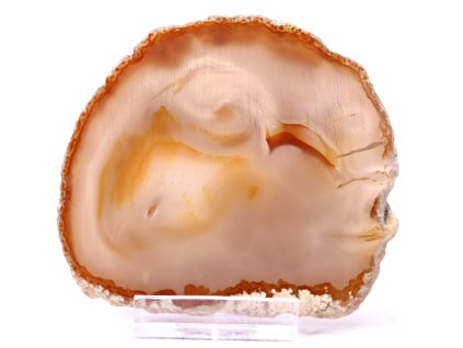 Achátový plát velikost 9 cm + stojánek #1096 -  Top kvalita