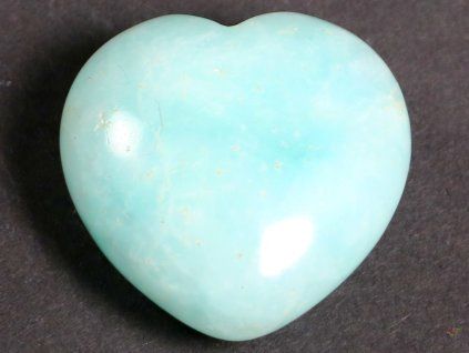 Heart Amazonite 40x40 mm - Amazonite heart #03