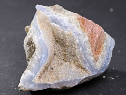 Chalcedon niebieski geoda 650 g – najwyższa jakość – Urugwaj #386