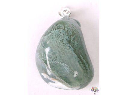 Pendant from Agate moss size M #48