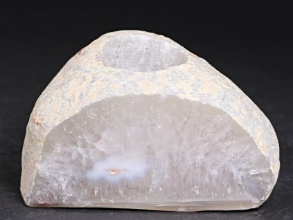 Svícen na svíčku - Achát přírodní - 1.120 kg - #671