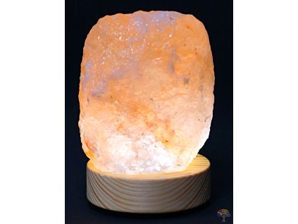 Solná lampa oranžová 1 kg - LED světlo