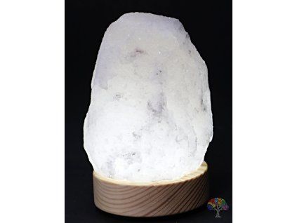 Salt lamp white 1 kg - LED light