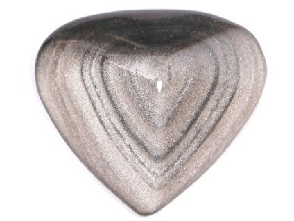 Obsidian heart silver 94g specific #18