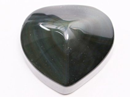 Rainbow obsidian heart 52g specific #40