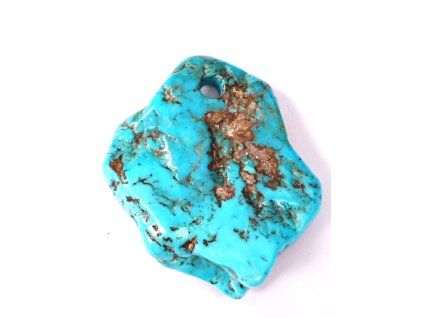 Turquoise stone pendant 47x43 mm 23g #134