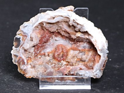 Achat piórkowy 8 cm - geoda - najwyższa jakość - #329