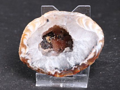 Feather agate 6 cm - geode - Top quality - #341