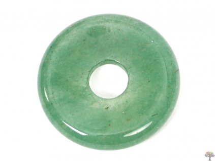 Přívěsek Donut z kamene Avanturin vel. 3 cm - #105