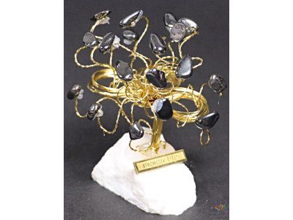 Hematite lucky tree 7 cm - R2 - #197
