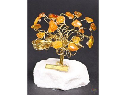 Amber lucky tree 7 cm - R2 - #199