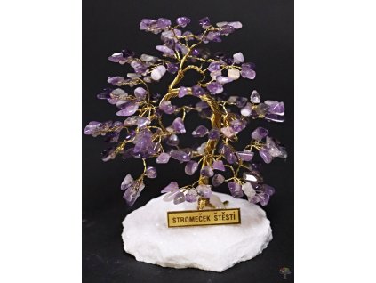 Ametystowy drzewko szczęścia 13 cm - R5 - #217