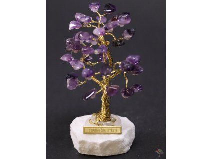 Ametystový stromček šťastia 9 cm - S - #231