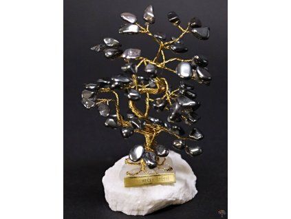 Hematite lucky tree 9 cm - S - #236