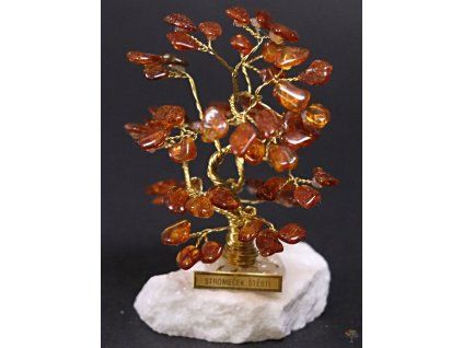 Amber lucky tree 9 cm - S - #238