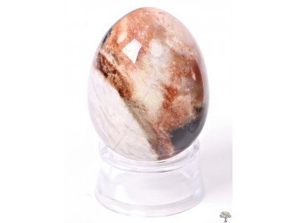 Yoni kamenné vajíčko Achát MIX #120 + podstavec