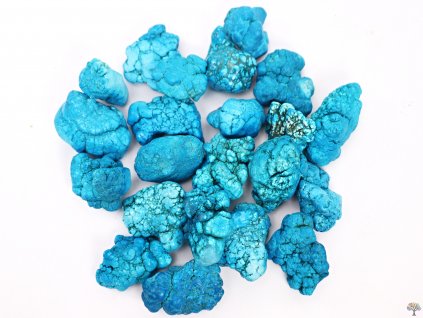 Tromlovaný kámen Magnezit modrý XL velikost 30 - 55 mm - Brazílie #376
