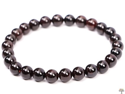 Bransoletka z granatu – kulki 8 mm #376 – z naturalnych kamieni