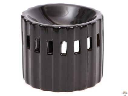 Aroma lamp black 7 cm ceramic #105