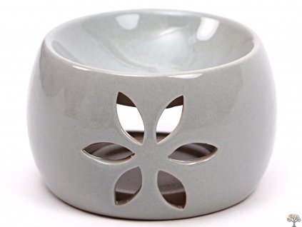 Aroma lampa šedá 6 cm keramika #110