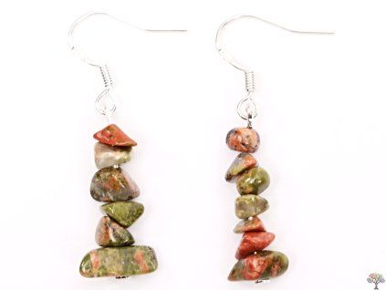 Unakite earrings #82