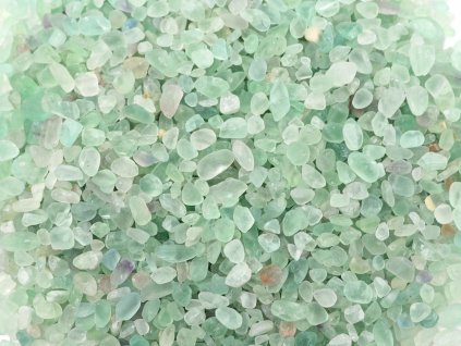 Tromlovaný kámen Fluorit zelený XXS velikost 4 - 12 mm - Brazílie #439