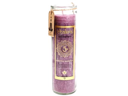Svíčka 7. čakra Spiritualita - čakrová svíce Arome 7. chakra #107