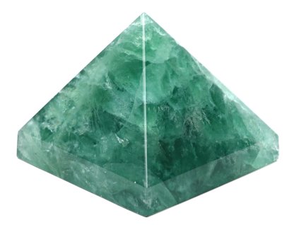 Fluorit pyramida 78 x 78 mm 569g + LED světlo - TOP kvalita #C564