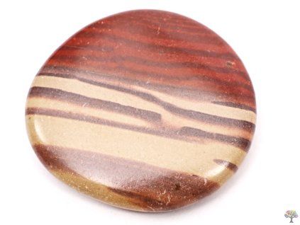 Zebra jasper 45 - 50 mm flat stone #129