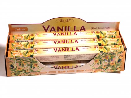 Vonné tyčinky Tulasi  Vanilla - vůně Vanilka - 20 ks - #04
