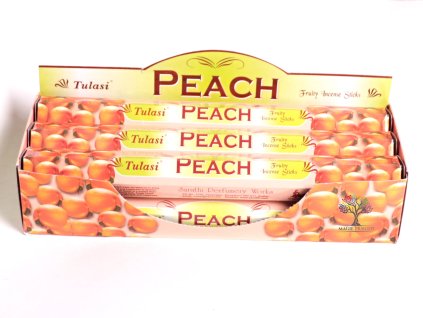 Vonné tyčinky Tulasi Peach - vůně Broskev - 20 ks - #06