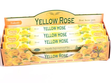 Vonné tyčinky Yellow Rose - vůně Žlutá Růže - 20 ks - #20